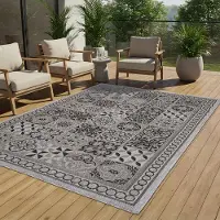 Tapiso Teppich MELISSA Natur-Optik Outdoorteppich Indoor Outdoor 160 x 230 cm