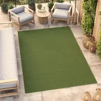 Tapiso Teppich Outdoor MONO Modern Grün Indoor/Outdoor 140 x 200 cm