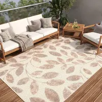 Tapiso Teppich PATIO Outdoor - Balkon und Terrassen Teppich, wetterfest & pflegeleicht 140 x 200 cm