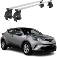 Menabo Dachträger Grundträger für Toyota C-HR mk2 2023-2025 Stahl Grau 2tlg