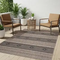 Tapiso Teppich MELISSA Natur-Optik Outdoorteppich Indoor Outdoor 60 x 200 cm