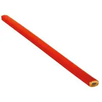 Metrica Bleistift für Tischler, 18 cm Länge, rot, Packung mit 144 Stück
