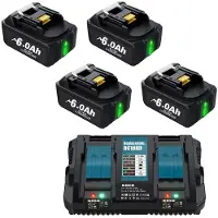 OEM Ersatzbatterie, 6000mAh Kapazität, 18V Spannung, 2 set 60