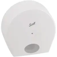 FamPro Tissue Germany GmbH SCOTT ControlTM Toilettenpapierspender Großrolle, weiß, Hochwertiger Toilettenpapierspender mit Zentralentnahme, Maße (B x L x H): 30,7 x 12,7 x 31,3 cm