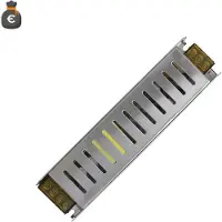 Alcapower Schaltnetzteil Slim 12V 120W 10A, kompakter stabilisierter Transformator für Profi-Installationen, flaches Design 188x47x35mm