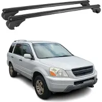 Omtec Dachträger für Honda Pilot 2002-2015 Gepäckträger Grundträger Alu Schwarz 2x