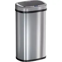 Monzana Sensor Mülleimer Küche Silber