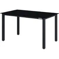 Casaria Gartentisch Bern Anthrazit Alu 150x90x75cm