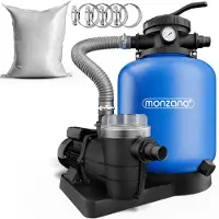 Monzana Sandfilteranlage 13200 L/h mit Vorfilter/Filterglas