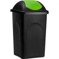 Stefanplast Mülleimer mit Schwingdeckel 60L