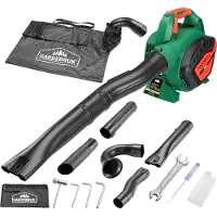 Gardebruk Benzin Laubsauger Laubbläser und Häcksler 4 in 1