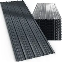 Gardebruk 14x Trapezblech 110x46 cm, 0,25 mm verzinkter Stahl, 7 m² Gesamtfläche