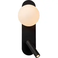 Lucide KELLY – Wandleuchte / Wandlampe – LED – 1x3,5W, 3000K – Schwarz