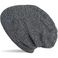 StyleBREAKER Strickmütze "Strick Beanie Mütze mit Karo Strickmuster" 1 Stk.