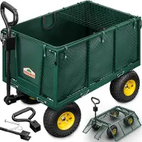 Gardebruk Transportwagen - Bollerwagen - Gartenkarre mit Plane 550kg