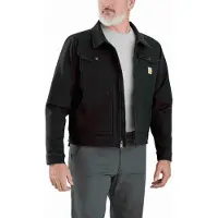 Carhartt - Duck Relaxed Fit Jacket - Freizeitjacke Gr S schwarz