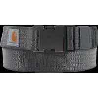 Carhartt Rugged Flex Nylon Webbing Belt gravel (039) M
