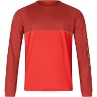 Endura Core Printed Long Sleeve Tee flame red XL