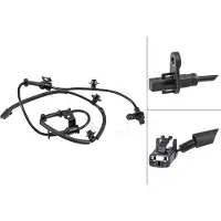 A.B.S. Sensor Raddrehzahl aktiver Sensor 1.075 mm Kabel . für u.a. HYUNDAI i30