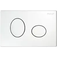 Pucci Placca Eco, Modell "Ellisse", weiß, 4,7