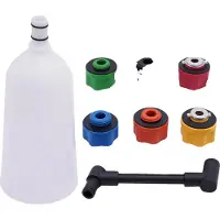 OEM Ölfülltrichter-Set, 0,5 Gallonen Kapazität, 6 Adapter enthalten, WEISS