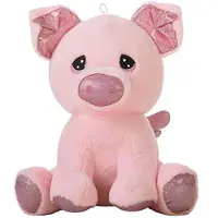 Big Buy Cooking Creaciones Llopis Schweinchen-teddy Mit Perücke 32 Cm Kinder One Size