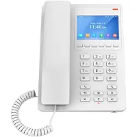 Grandstream Networks GHP630W, IP-Telefon, Weiß, Kabelgebundenes Mobilteil, Wand, Im Band, Außerhalb des Bandes, SIP-Info, 2 Zeilen