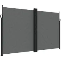 Syfax Seitenmarkise Ausziehbar Anthrazit 200x1200 cm