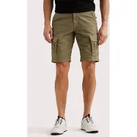 PME Legend Cargoshorts , Herren, Gr. 30, N-Gr, braun (covert grün), Web, Obermaterial: 97% Baumwolle, 3% Elasthan, bequem kniefrei, Hosen Cargoshorts, Sommerhose in gewaschener Optik