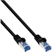 InLine Patchkabel, Cat.6A, S/FTP, PE outdoor, schwarz, 7,5m, 7,5 m, Cat6a, S/FTP (S-STP), RJ-45, RJ-45, Schwarz