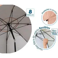 OEM Aluminium Strandsonnenschirm Ø 220 cm mit UPF 50+ in Rosa