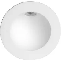 Brumberg 10057173 LED-Wandeinbauleuchte 700 mA, 2 W, 3.000 K, IP54, rund, strukturweiss
