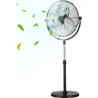 StarTech.com Standventilator 560mm - 3 Gang Ventilator - 115-147cm Höhenverstellbarer Ventilator