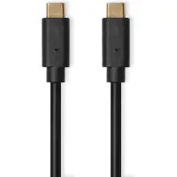 Port Designs 900074, 1 m, USB C, USB C, 10 Gbit/s, Schwarz
