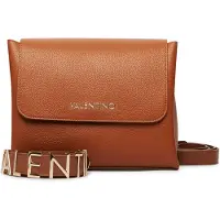 Valentino Elegante Damenhandtasche in Braun mit Kontrastdetails und Logo