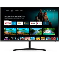 SPC Smart Monitor, 60,5 cm (23.8"), 1920 x 1080 Pixel, Full HD, LED, 16 ms, Schwarz