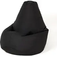 Go Gift Sako bag pouffe Pear black L 105 x 80 cm