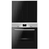 Amica Backofen-Set "EBIX 955 100 E FlexConnect", Energieeffizienz: A, schwarz (edelstahl), Herdsets, Mehr Freiheit für deine Küche – FlexConnect macht’s möglich, Backofen-Set
