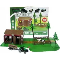 Hipo Bauernhof-Spielset mit Traktor und Tieren