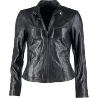 Mustang Lederjacke 31024083 Damen black M
