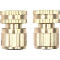 OEM Tuinslang-Set mit Quick-Connect mit 3/4 Zoll Messing-Innendraht - Wasserhahn-Adapter für Slanganschlüsse - Gartenschläuche - Gartendüsen