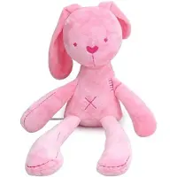 OEM Pluche Konijnenknuffel 45 cm mit weichen Ohren - Rosa Geschenk für Kinder