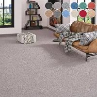 Otto Home Teppichboden "Fortis, Schlinge, Gesamthöhe 5 mm, Made in Netherlands" rechteckig meliert, Breite 400 cm, strapazierfähig, Wohnzimmer