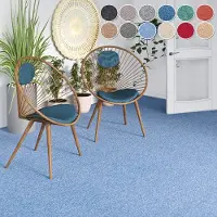Otto Home Teppichboden "Fortis, Schlinge, Gesamthöhe 5 mm, Made in Netherlands" rechteckig meliert, Breite 400 cm, strapazierfähig, Wohnzimmer
