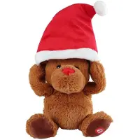 Van Manen Veenendaal Bring mich mit einem tanzenden Rentier mit Weihnachtsmütze und Musik nach Hause