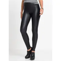 Bonprix Lederimitathose aus beschichtetem elastischem Lederimitat, Skinny Fit, Kurzgröße