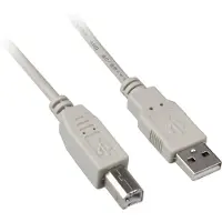 Sharkoon 4044951015290, 0,5 m, USB A, USB B, USB 2.0, Männlich/Männlich, Grau