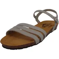 Plakton Damen Komfort Sandalen Fran Alou 405080 405080 Vaqueta Grün