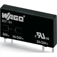 Wago 857-181 Elementar-Solid-State-Relais,Eingangsnennspannung DC 24 V,Ausgangsspannungsbereich DC 0 ... 24 V 857181 - 20 Stück