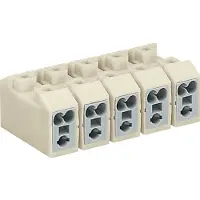 Wago 272-104/201-000 Netzanschlussklemme,ohne Drücker,ohne Rastfüße,weiß 272104201000 - 500 Stück